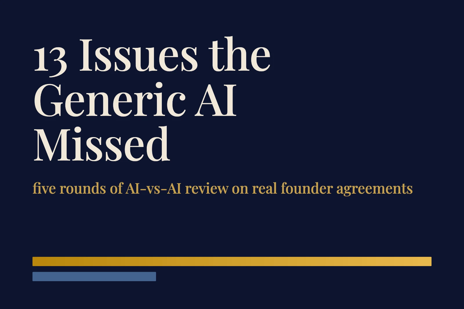 Claude vs HAQQ: 5 Rounds on Real Startup Legal Documents