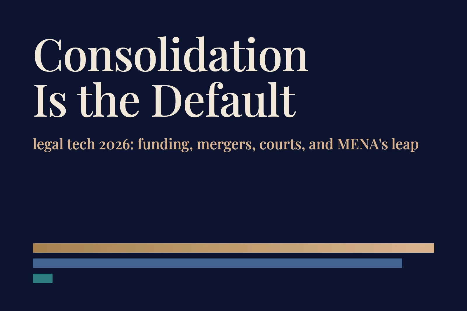 Legal Tech Trends 2026: Funding, AI Governance, and the MENA Leap