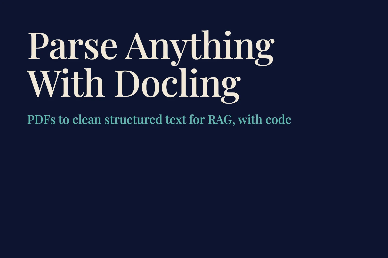 Docling Python: A Practical Guide to Processing Files in 2026