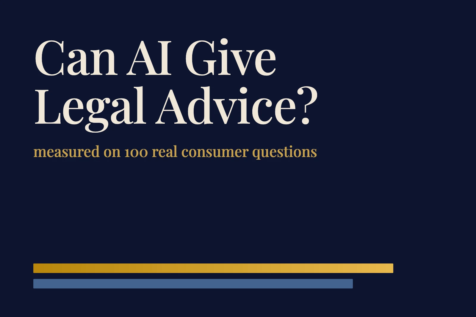 Can AI Give Legal Advice? We Tested It on 100 Real Questions