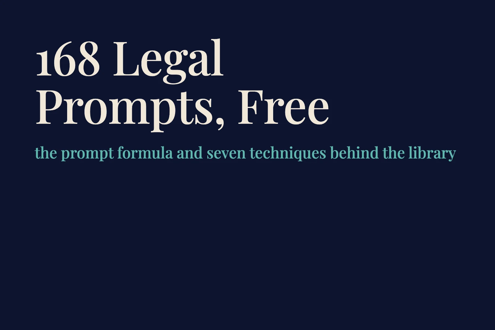AI Prompts for Lawyers: 168-Prompt Library + 2026 Guide
