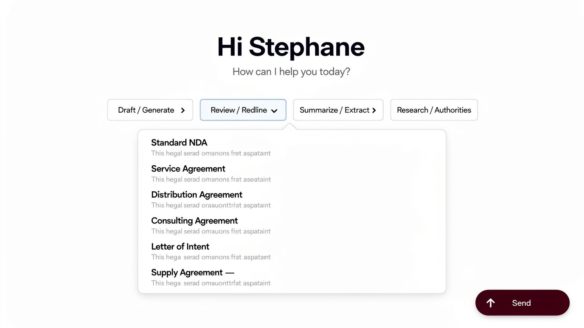 HAQQ Prompt Library – browse and use legal AI prompts across the platform