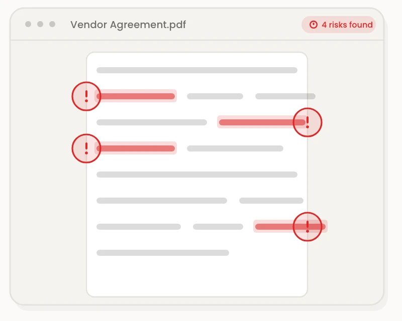 Document Risk Flag Highlights