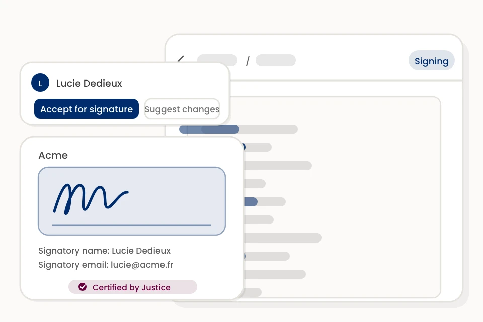 Esignature Accept Certified Signature