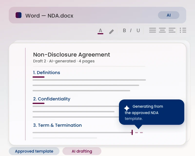Generate Nda In Word Cursor