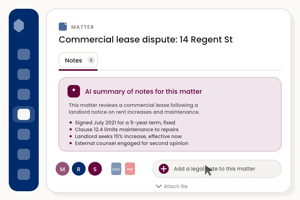 Matter Workspace Ai Notes