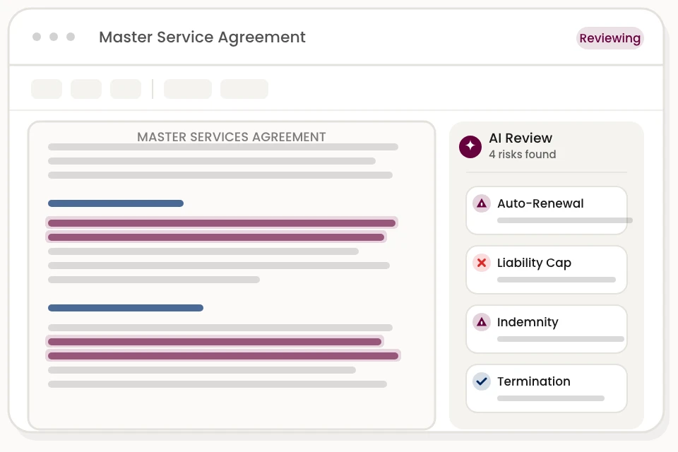 Msa Clause Risk Review Panel