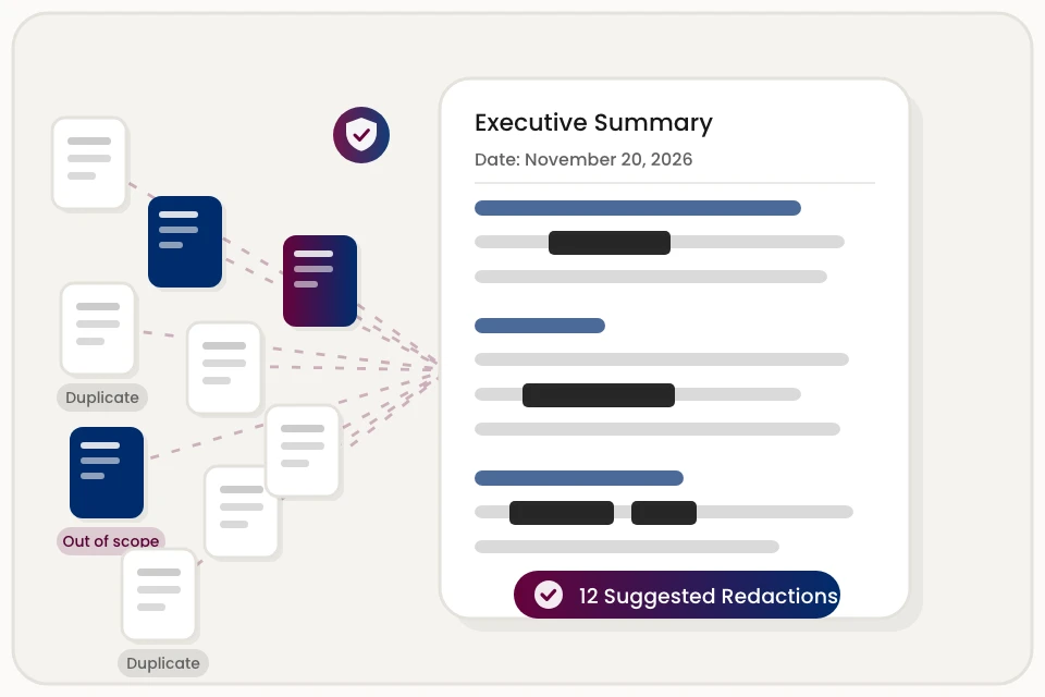 Redaction Across Document Set