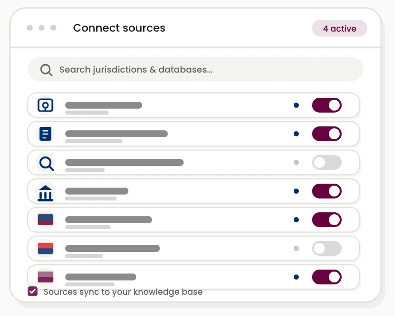Research Source Connectors