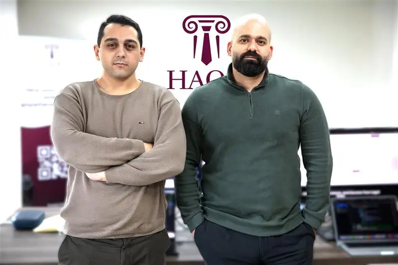 Portrait of Antoine Kanaan and Abbas M. Kabalan, co-founders of HAQQ